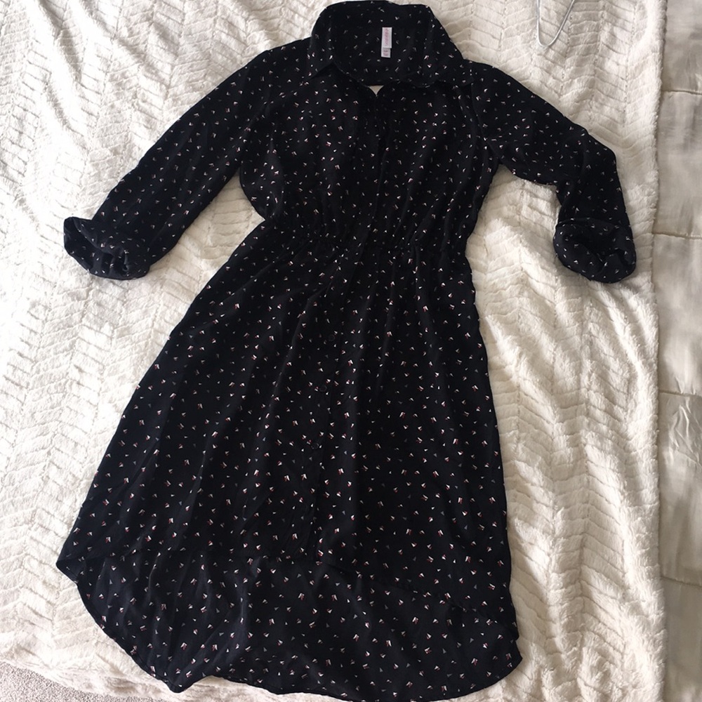 Xhilaration Women's Black Dress w Back Cutout SML